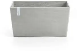 Ecopots kunststof plantenbak paris 100x32x51cm witgrijs     - afbeelding 1