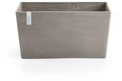 Ecopots kunststof plantenbak paris 100x46.4x51cm taupe     - afbeelding 1