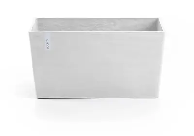 Ecopots kunststof plantenbak paris 100x46.6x51cm puurwit     - afbeelding 3