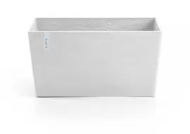 Ecopots kunststof plantenbak paris 100x46.6x51cm puurwit     - afbeelding 3