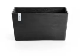 Ecopots kunststof plantenbak paris 60x26.2x40.5cm donker grijs     - afbeelding 1