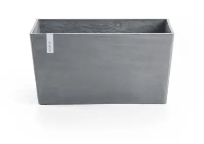 Ecopots kunststof plantenbak paris 99.7x46.4x51cm blauwgrijs     - afbeelding 3