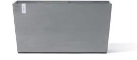 Ecopots kunststof plantenbak paris met wielen 100.5x39.6x51.8cm blauwgrijs     - afbeelding 1