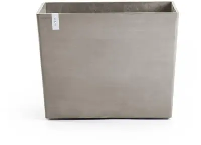 Ecopots kunststof plantenbak paris met wielen 85.2x39.5x6.8cm taupe     - afbeelding 5