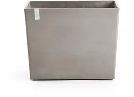 Ecopots kunststof plantenbak paris met wielen 85.2x39.5x6.8cm taupe     - afbeelding 5