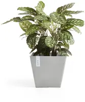 Ecopots kunststof plantenbak rotterdam 30x30x26 cm witgrijs     - afbeelding 6