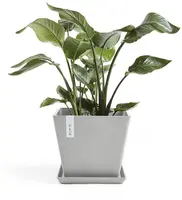 Ecopots kunststof plantenbak rotterdam 40x40x35 cm witgrijs     - afbeelding 4
