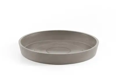 Ecopots kunststof schotel 20x2.5 cm taupe     - afbeelding 1
