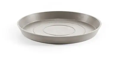 Ecopots kunststof schotel 21x2.5 cm taupe     - afbeelding 1