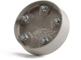 Ecopots kunststof schotel met wielen 28.7x8.3 cm taupe     - afbeelding 8