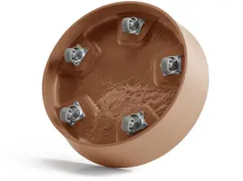 Ecopots kunststof schotel met wielen 28.7x8.3 cm terracotta     - afbeelding 11