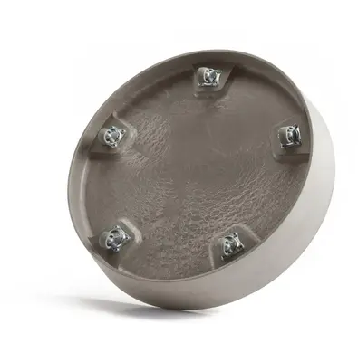 Ecopots kunststof schotel met wielen 41.6x9 cm taupe     - afbeelding 9