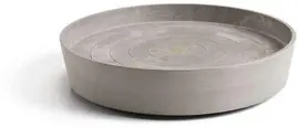 Ecopots kunststof schotel met wielen 41.6x9 cm taupe     - afbeelding 1