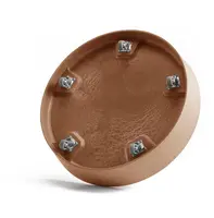 Ecopots kunststof schotel met wielen 41.6x9 cm terracotta     - afbeelding 9