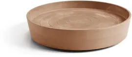 Ecopots kunststof schotel met wielen 41.6x9 cm terracotta     - afbeelding 6