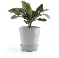 Ecopots kunststof schotel met wielen 41.6x9 cm witgrijs     - afbeelding 7