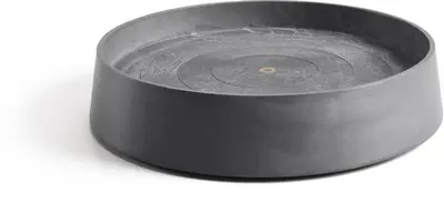 Ecopots kunststof schotel met wielen oslo schotel 50x10.5 cm grijs     - afbeelding 1