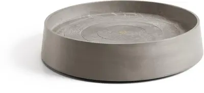 Ecopots kunststof schotel met wielen oslo schotel 50x10.5 cm taupe     - afbeelding 1