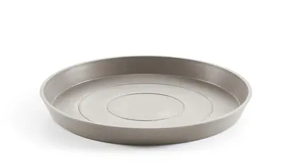 Ecopots kunststof schotel stockholm schotel 44.5x3.5 cm taupe     - afbeelding 1