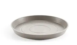 Ecopots kunststof schotel stockholm schotel 44.5x3.5 cm taupe     - afbeelding 1