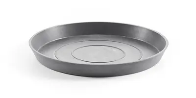 Ecopots kunststof stockholm schotel 28.7x3 cm grijs     - afbeelding 1