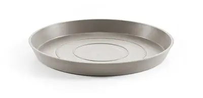 Ecopots kunststof stockholm schotel 28.7x3 cm taupe     - afbeelding 5