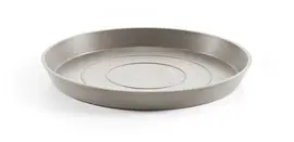 Ecopots kunststof stockholm schotel 36.5x3.5 cm taupe     - afbeelding 5