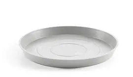 Ecopots kunststof stockholm schotel 44.5x3.5 cm witgrijs     - afbeelding 1