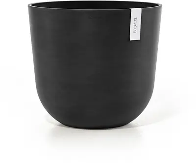 Ecopots Oslo Donkergrijs Ø45cm x H39,2 cm - afbeelding 1