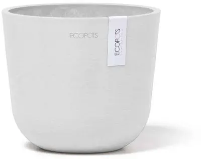 Ecopots Oslo Mini Puurwit Ø16cm x H13,7 cm - afbeelding 1