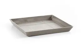 Ecopots Saucer Square Taupe L35,5 x B35,5 x H3,5 cm - afbeelding 1