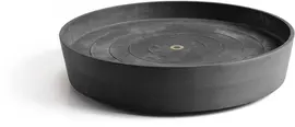 Ecopots Saucer Wheels Rond Donkergrijs Ø41,6 x H9 cm - afbeelding 1