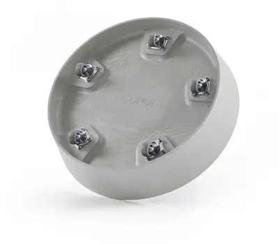 Ecopots Saucer Wheels Rond Witgrijs Ø41,6 x H9 cm - afbeelding 5