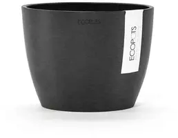 Ecopots Stockholm Donkergrijs Ø16,2 x H12 cm - afbeelding 1