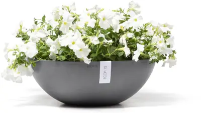 Ecopots Vienna Grijs Ø50cm x H18 cm - afbeelding 6