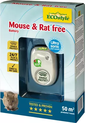Ecostyle Mouse&rat free 50 battery