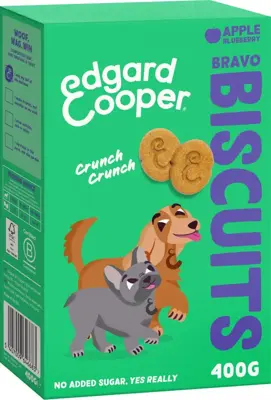 Edgard & Cooper Adult biscuit apple & blueberry 400g