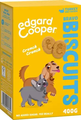 Edgard & Cooper Adult biscuit turkey & chicken 400g