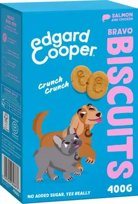 Edgard & Cooper Adult Biscuit zalm & kip 400g