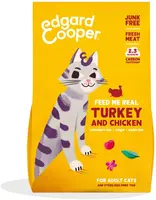 Edgard & Cooper Adult Kalkoen & Kip - Kattenvoer - 2 kg - afbeelding 1