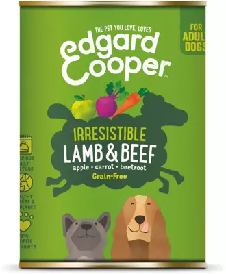 Edgard & Cooper blik lam & rund 400g