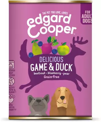 Edgard & Cooper blik wild & eend 400g