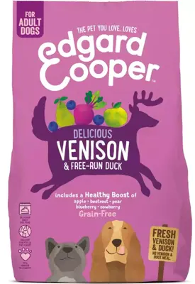 Edgard & Cooper brokjes hert & scharreleend graanvrij 2,5 kg