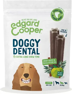 Edgard & Cooper Doggy Dental M appel & eucalyptus - 7 stuks