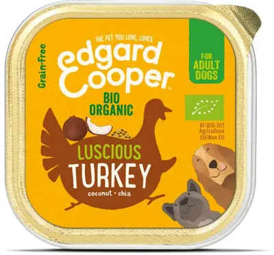 Edgard & Cooper kuipje bio kalkoen 100g