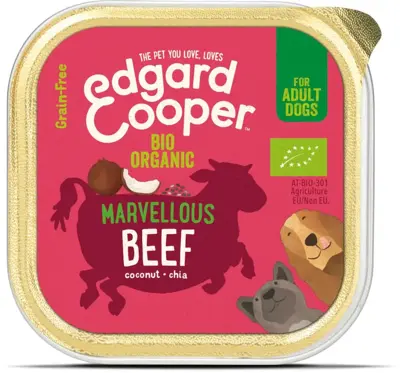 Edgard & Cooper kuipje bio rund 100g