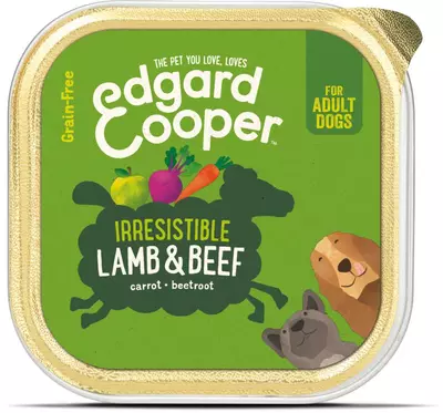 edgard&cooper kuipje box hond lam 150 gr