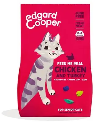 Edgard & Cooper Senior droogvoer kip & kalkoen 2kg
