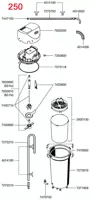 Eheim filter Classic 250 zonder filtermassa - afbeelding 2