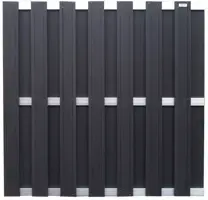 Elephant composiet schutting WPC antraciet 180x180cm